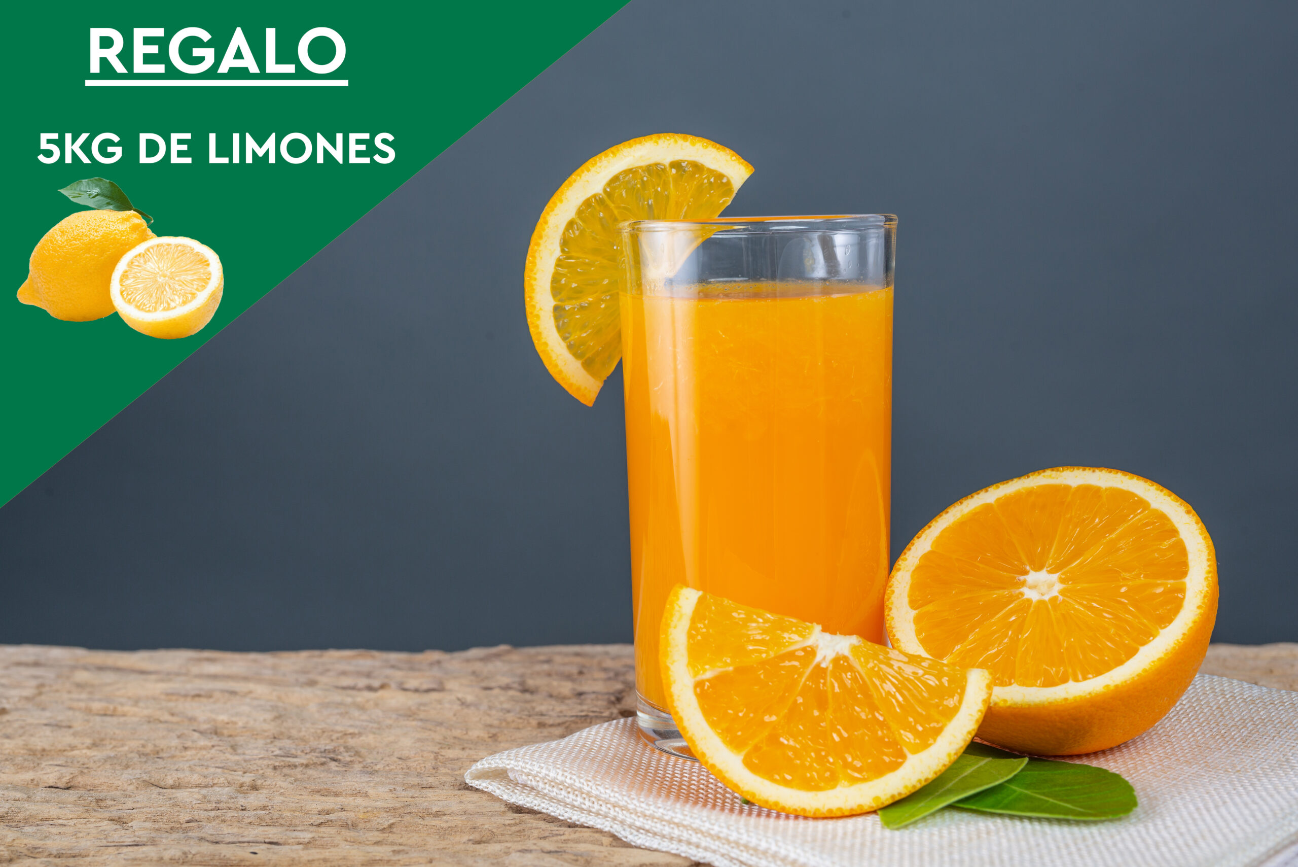 10Kg. Naranjas de Zumo + 5Kg. de Limones DE REGALO